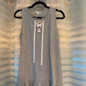 Caslon Gray Knit Dress